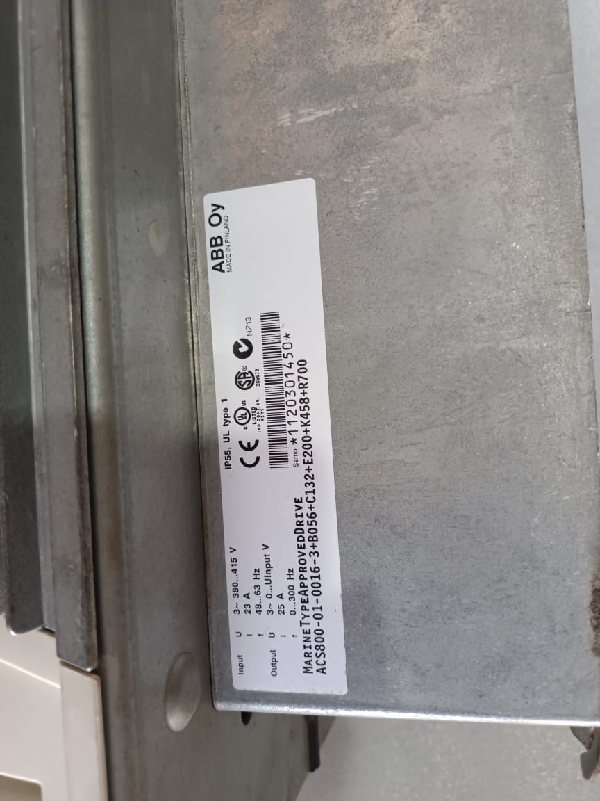 ABB ACS800-01-0016-3+B056+C132+E200+K458+R700 15HP AC Drive – Industrial Variable Frequency Drive (VFD) for High-Performance Motor Control thumbnail 11