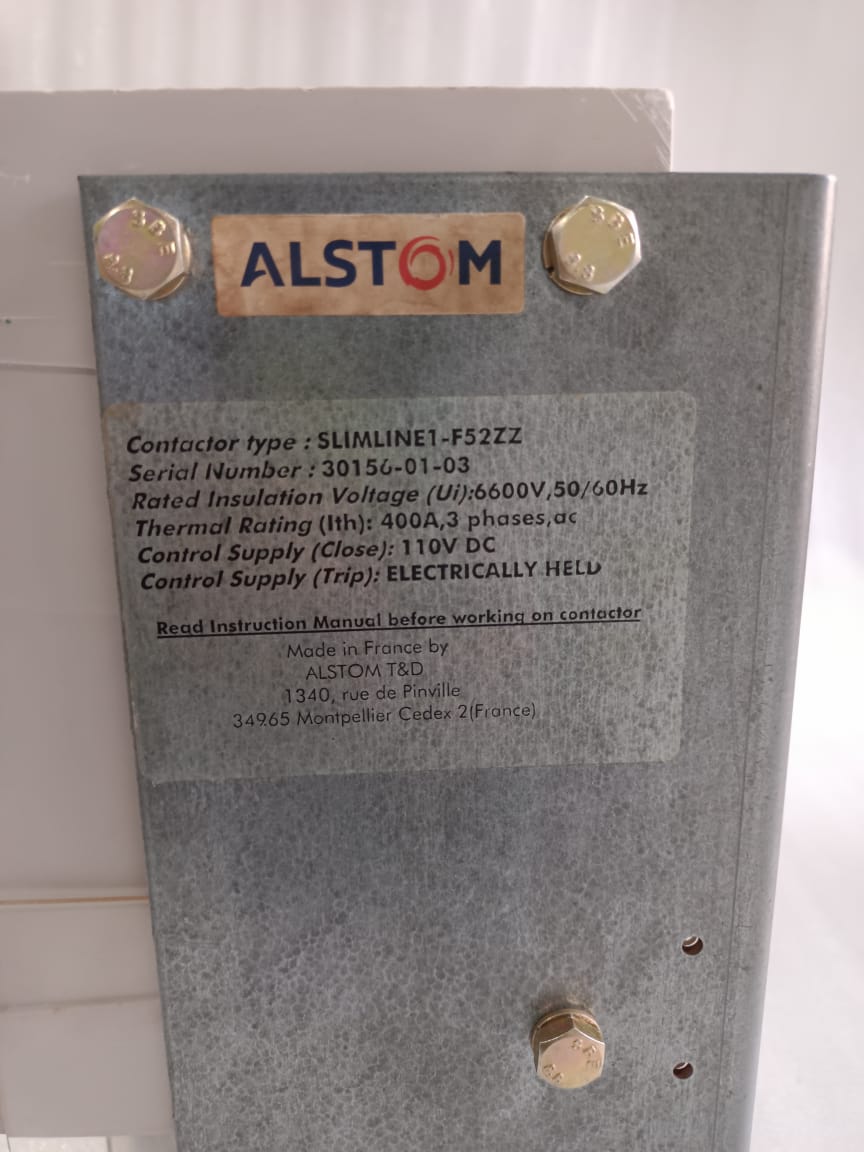 ALSTOM SLIMLINE1-F52ZZ Vacuum Contactor – 400A 6.6kV Medium Voltage Vacuum Contactor with 110V DC Coil thumbnail 5