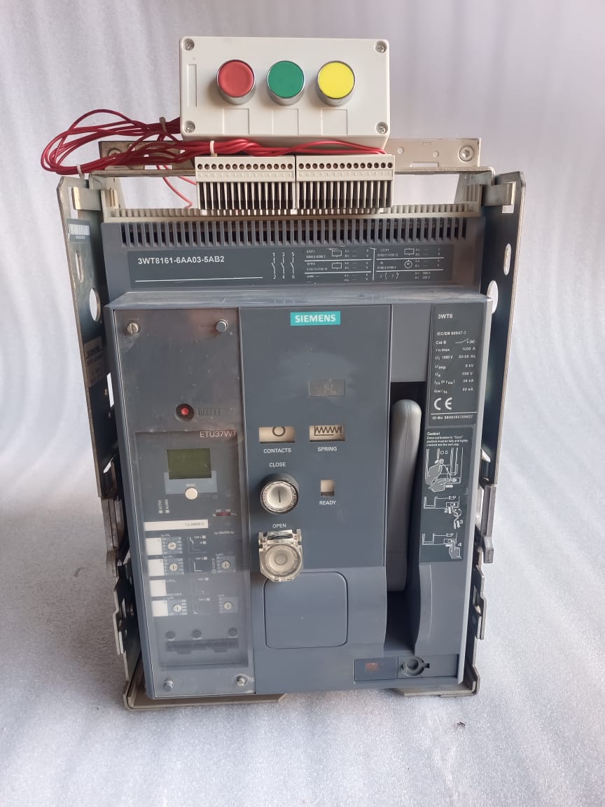 Siemens 3WT8161-6AA03-5AB2 1600A 3-Pole Air Circuit Breaker – High Performance Industrial ACB thumbnail 2