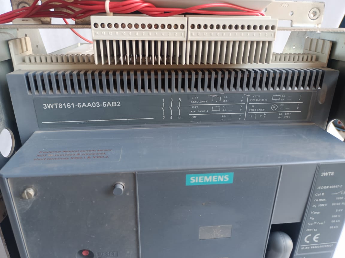 Siemens 3WT8161-6AA03-5AB2 1600A 3-Pole Air Circuit Breaker – High Performance Industrial ACB thumbnail 5