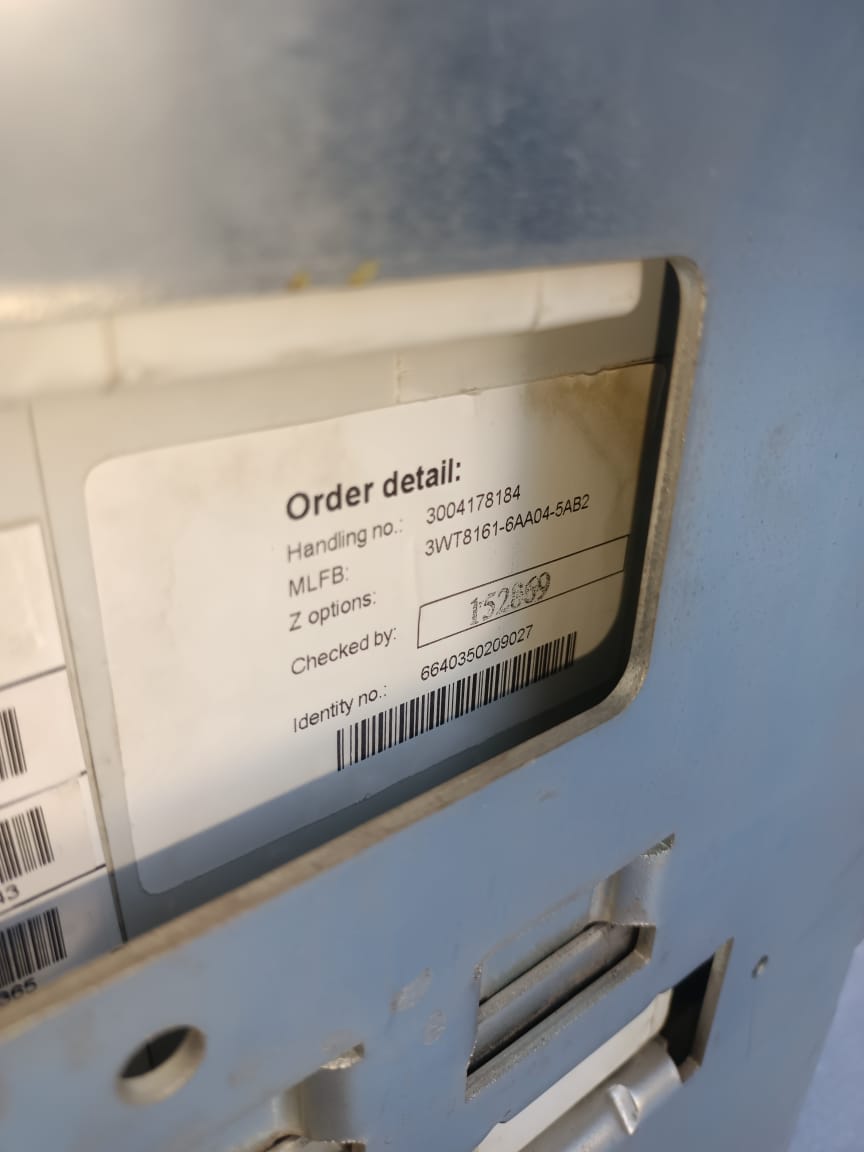 Siemens 3WT8161-6AA03-5AB2 1600A 3-Pole Air Circuit Breaker – High Performance Industrial ACB thumbnail 7