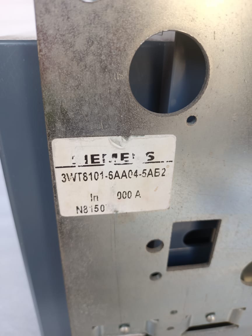 Siemens 3WT8 1000A 3-Pole Air Circuit Breaker (ACB) – Model 3WT8101-6AA03-5AB2 | High Performance Power Protection Solution thumbnail 9