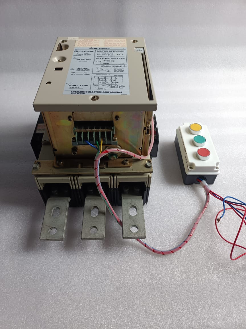 Mitsubishi NF800-SEW 800A Motorised MCCB 440V | Motor Mechanism Operated Molded Case Circuit Breaker thumbnail 6