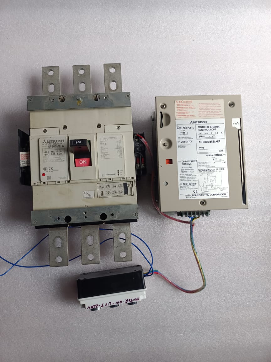 Mitsubishi NF800-CS Motor Mechanism 800A MCCB (NF800-SEW) – Motorised MCCB 440V thumbnail 12