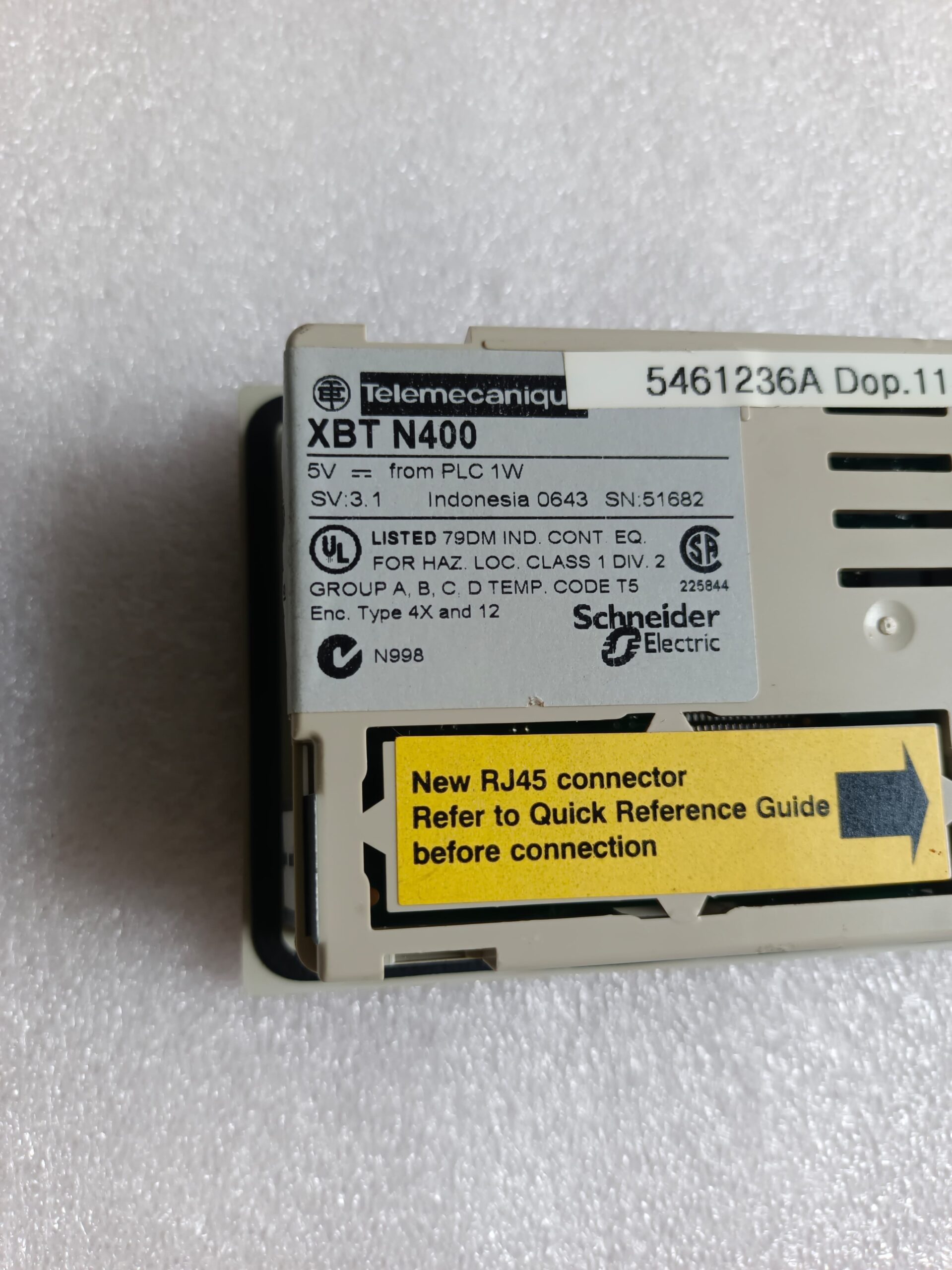 Telemecanique Magelis XBTN400 HMI Operator Panel Industrial Display Interface thumbnail 2