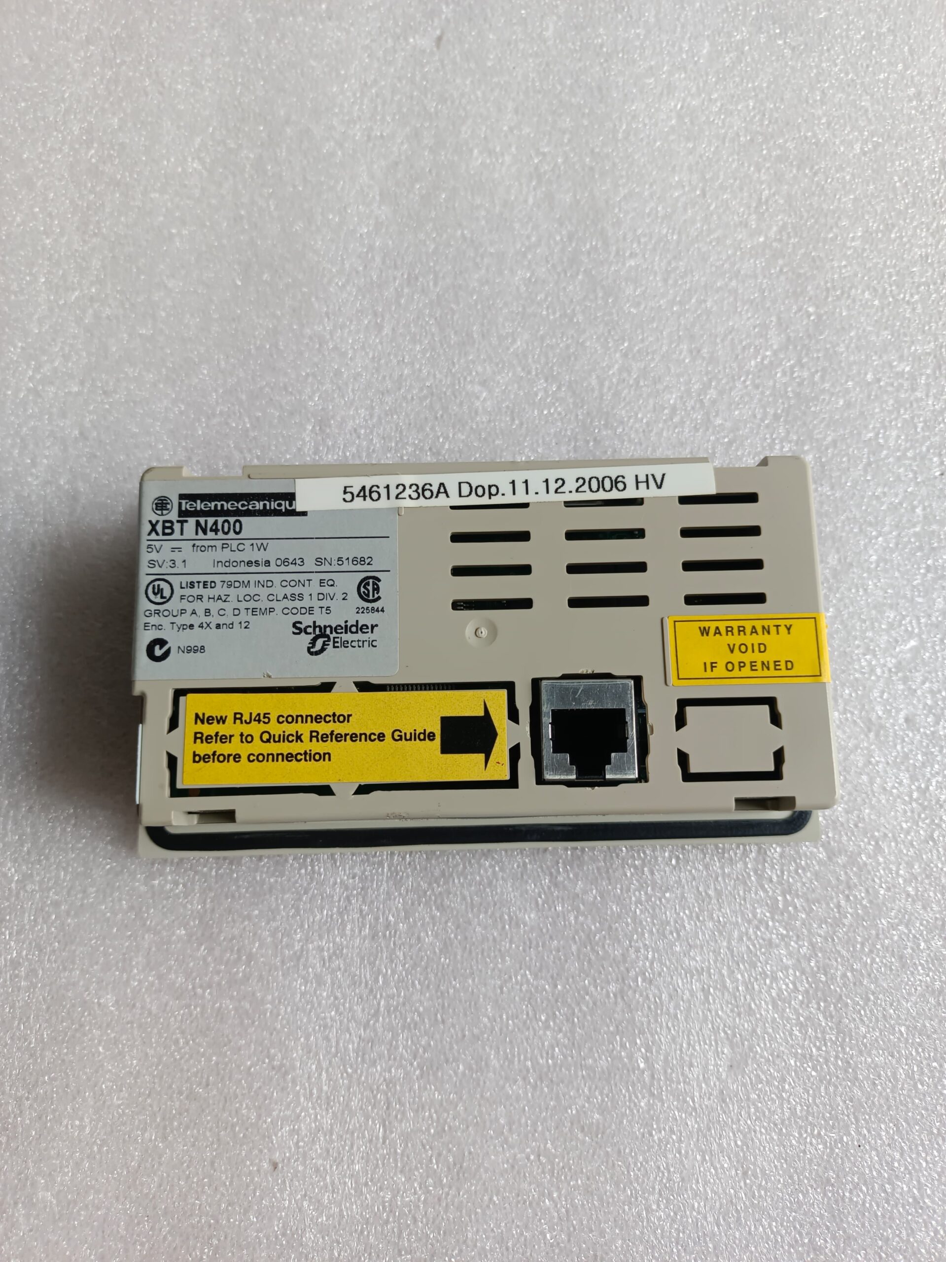 Telemecanique Magelis XBTN400 HMI Operator Panel Industrial Display Interface thumbnail 6