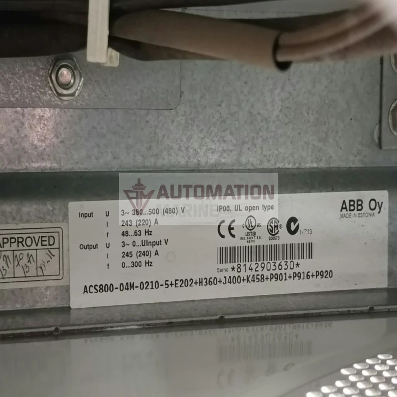 ABB ACS800-04M-0210-5 Industrial AC Drive thumbnail 7
