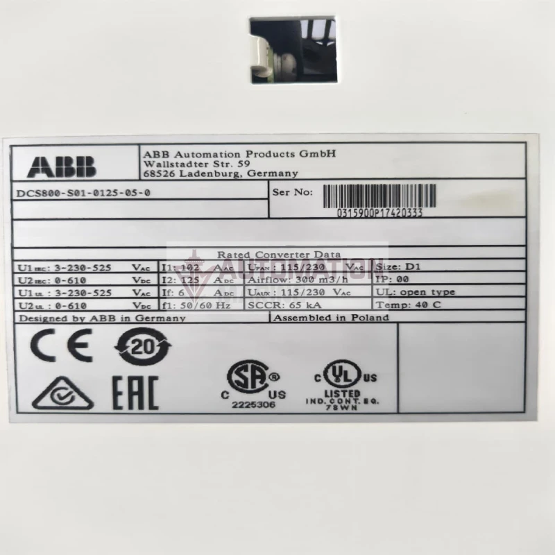 ABB DCS800-S01-0125-05-0 DC Drive Converter thumbnail 14