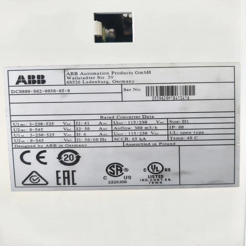 ABB DCS800-S02-0050-05-0 DC Thyristor Drive Converter thumbnail 15