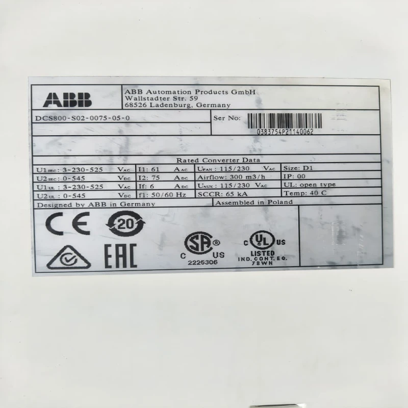 ABB DCS800-S02-0075-05-0 DC Industrial Drive Module thumbnail 15