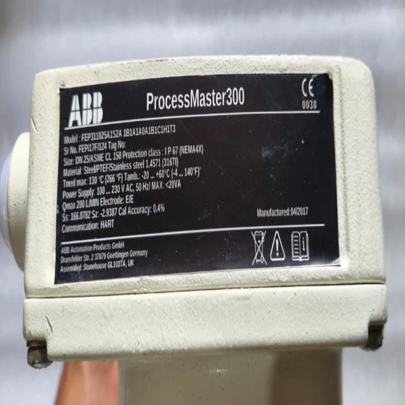 ABB FEP311025A1S2A1B1A1A0A1B1C1H1T3 ProcessMaster 300 Electromagnetic Flowmeter thumbnail 8