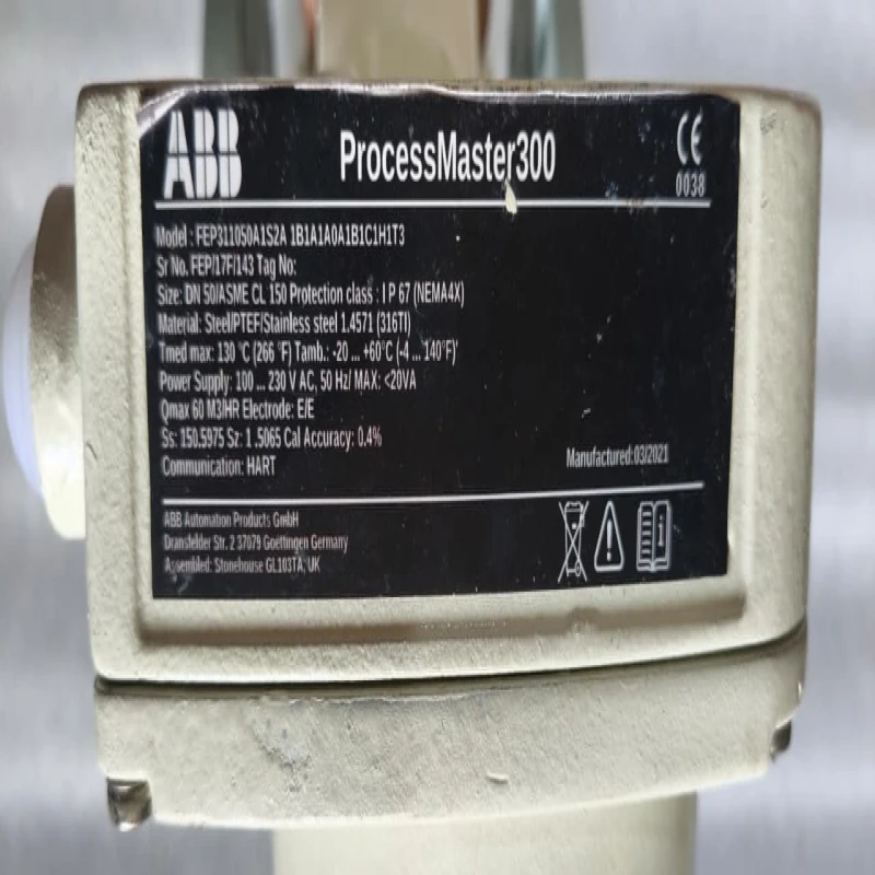 ABB FEP311050A1S2A1B1A1A0A1B1C1H1T3 ProcessMaster 300 Electromagnetic Flowmeter thumbnail 8