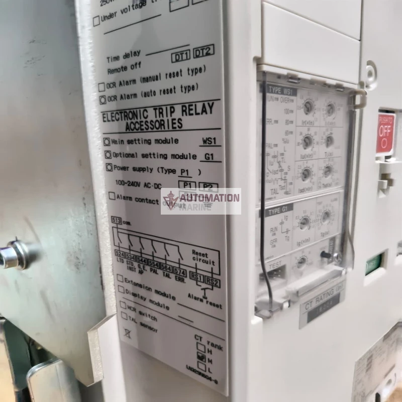 Mitsubishi AE1600-SW 1600Amp 4 Pole Air Circuit Breaker ACB thumbnail 9
