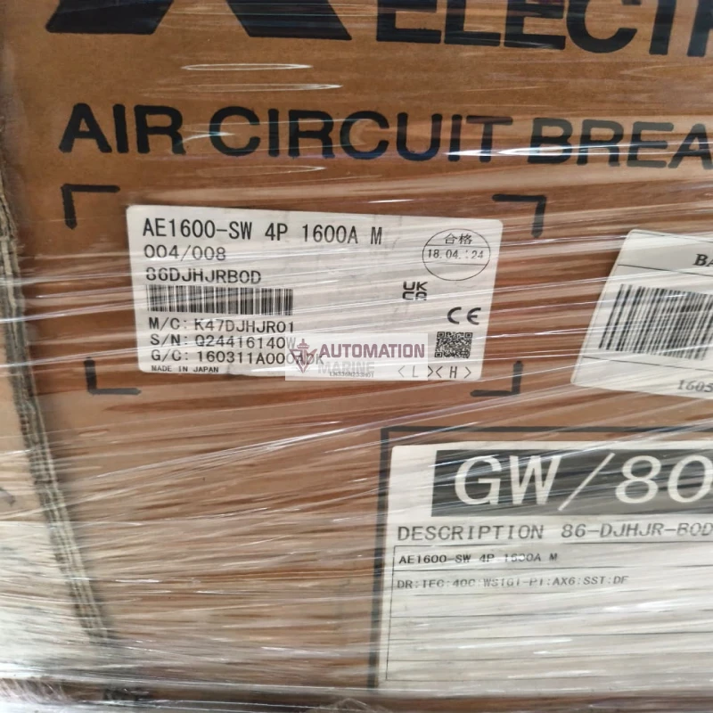 Mitsubishi AE1600-SW 1600Amp 4 Pole Air Circuit Breaker ACB thumbnail 13