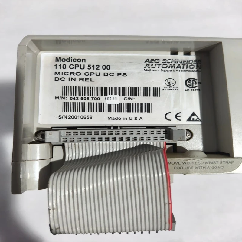 AEG Modicon 110-CPU-512-00 Micro PLC CPU Controller thumbnail 7