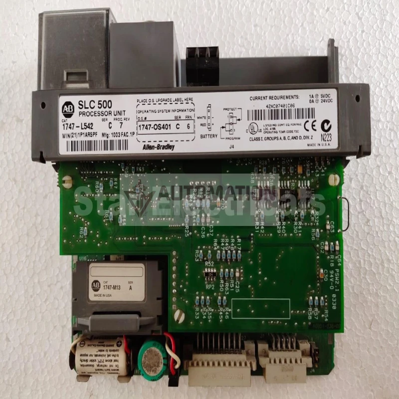 ALLEN-BRADLEY 1747-L542 SLC 500 PROCESSOR UNIT MODULE thumbnail 3