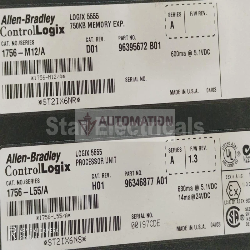 Allen-Bradley 1756-L55 ControlLogix Logix5555 Processor Module thumbnail 3
