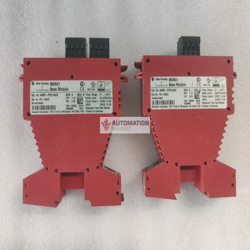 Allen-Bradley MSR41 440R-P221AGS Guardmaster Safety Relay Base Module thumbnail 4