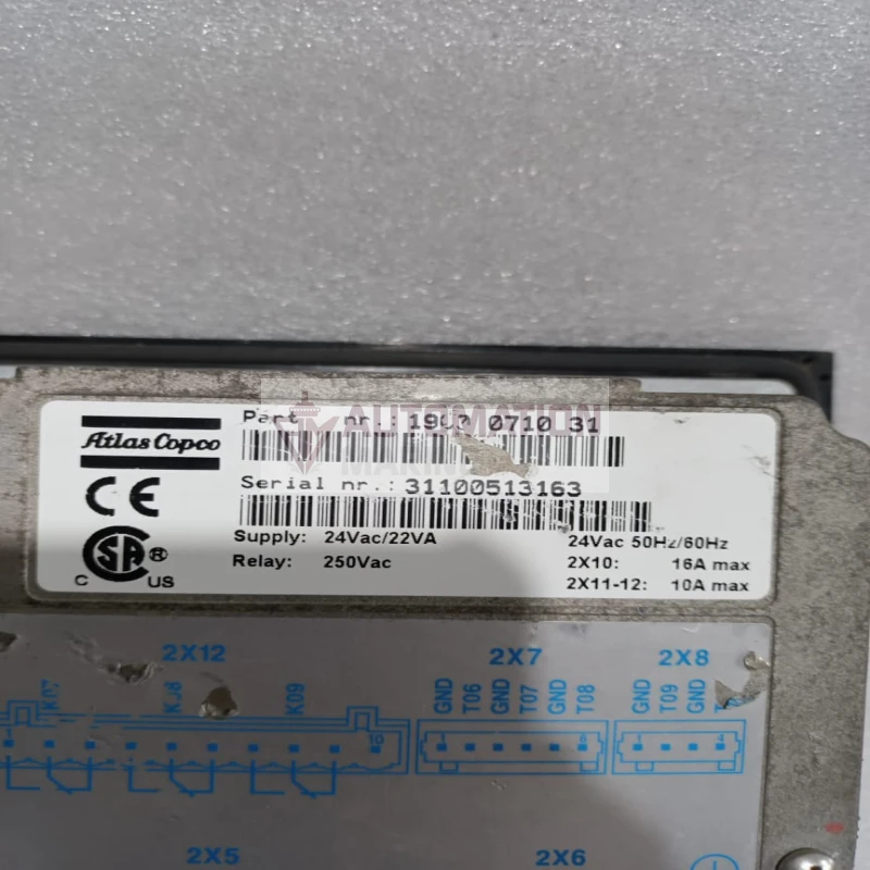 Atlas Copco Elektronikon 1900 0710 31 Air Compressor Controller Panel thumbnail 5