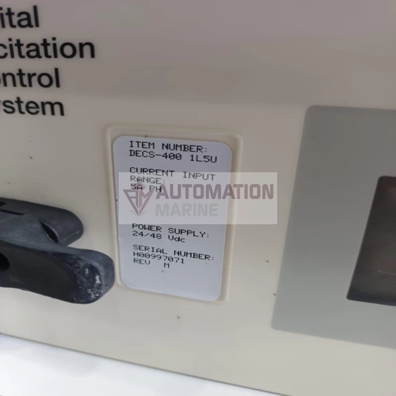 BASLER DECS-400 BASLER DECS-400 1L5U DIGITAL EXCITIATION CONTROL SYSTEM thumbnail 14