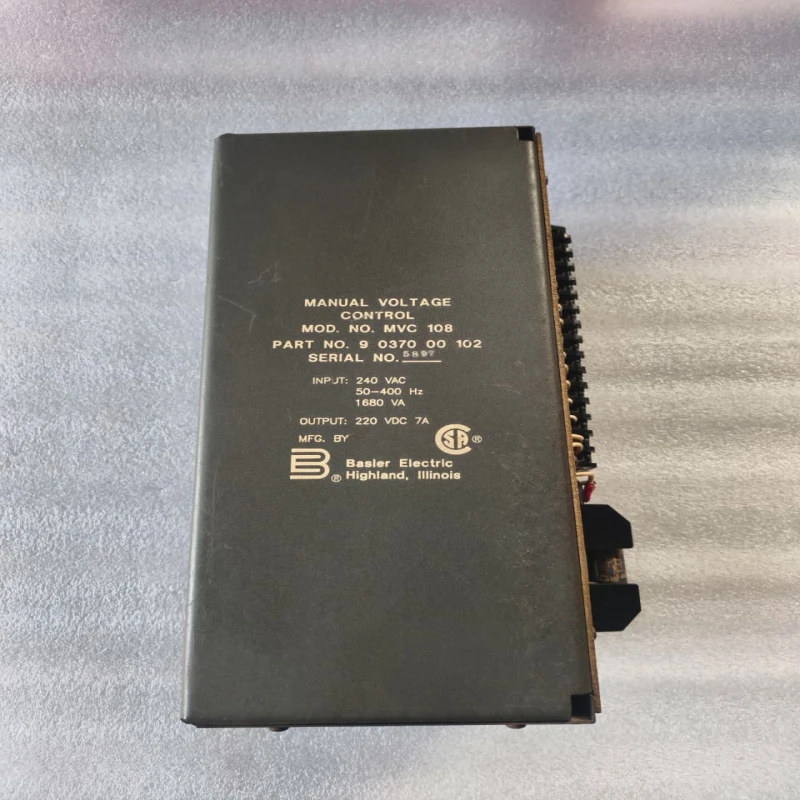 Basler Electric 9 0370 00 102 Manual Voltage Control MVC108 thumbnail 5