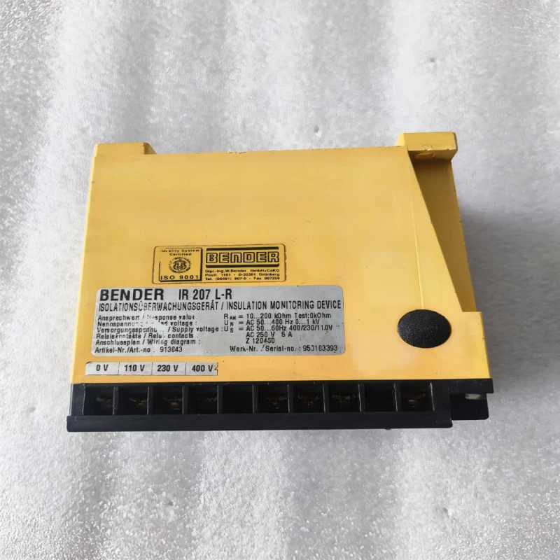 BENDER IR207L-R Insulation Monitoring Relay thumbnail 6