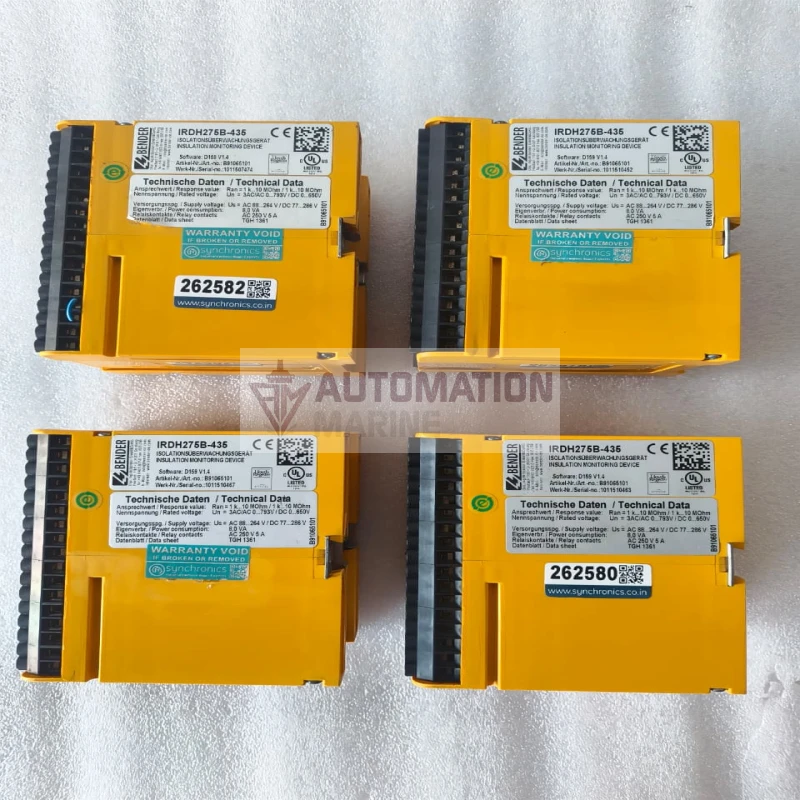 Bender IRDH275B-435 Insulation Monitoring Device B91065101 thumbnail 3