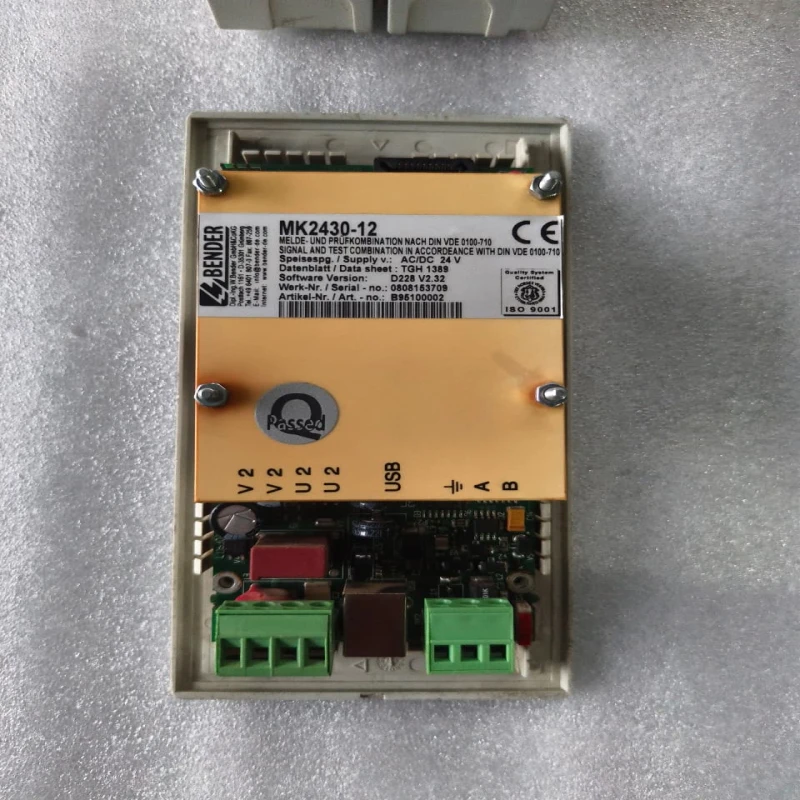 BENDER B95100002 MK2430-12 Remote Alarm Indicator Test Unit thumbnail 6