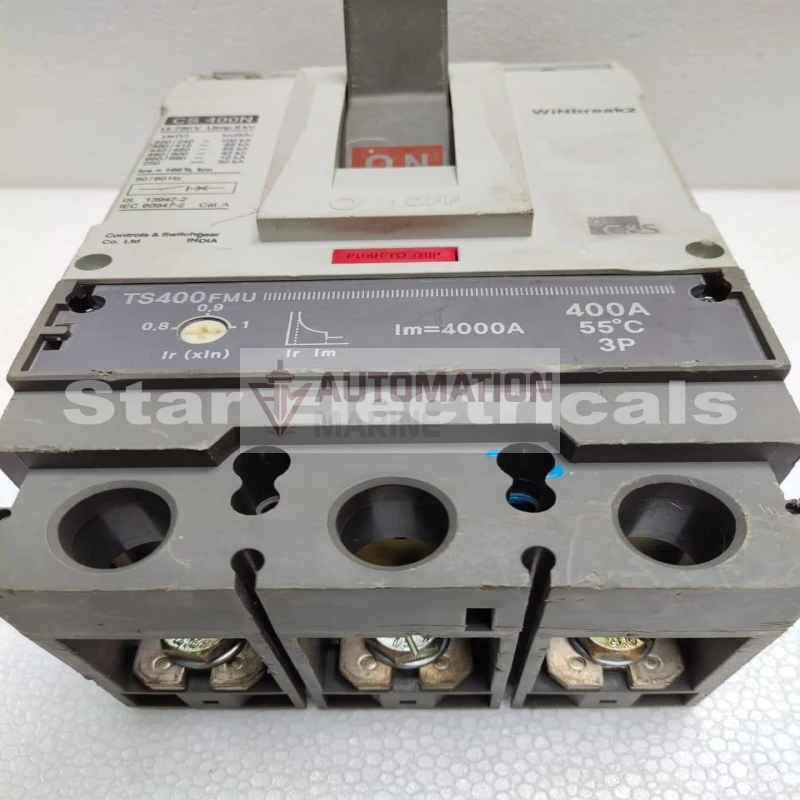 C AND S WinBreak2 CS 400N 400A 3P MCCB thumbnail 2
