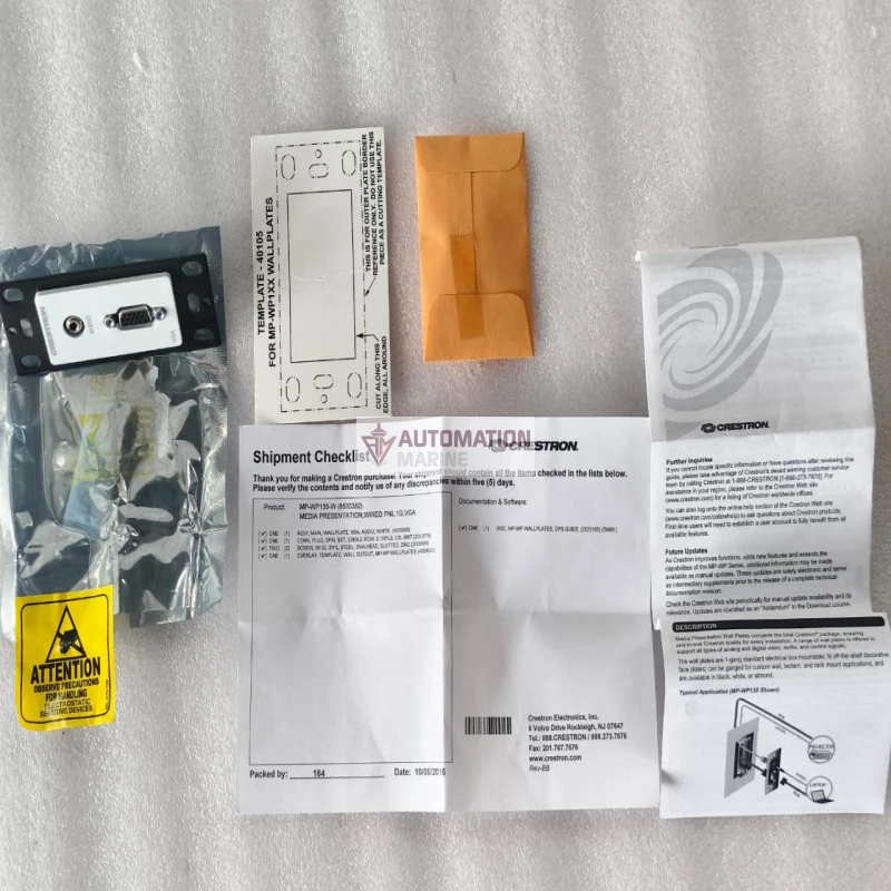 Crestron MP-WP130-W Media Presentation Wall Plate thumbnail 8