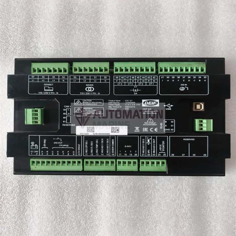 DEIF SGC 421 Single Genset Controller thumbnail 2