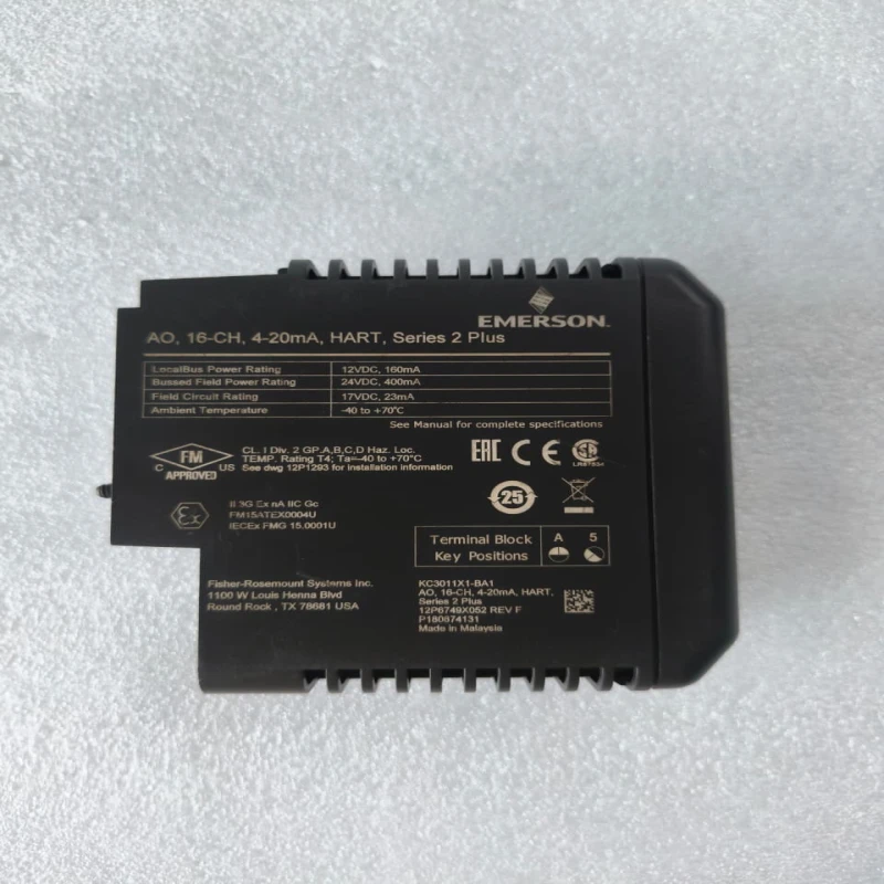 EMERSON KC3011X1-BA1 Analog Output Module thumbnail 3