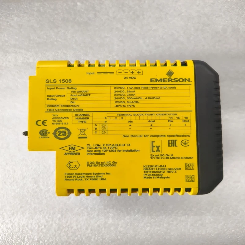 EMERSON KJ2201X1-BA1 SLS 1508 Smart Logic Solver thumbnail 7
