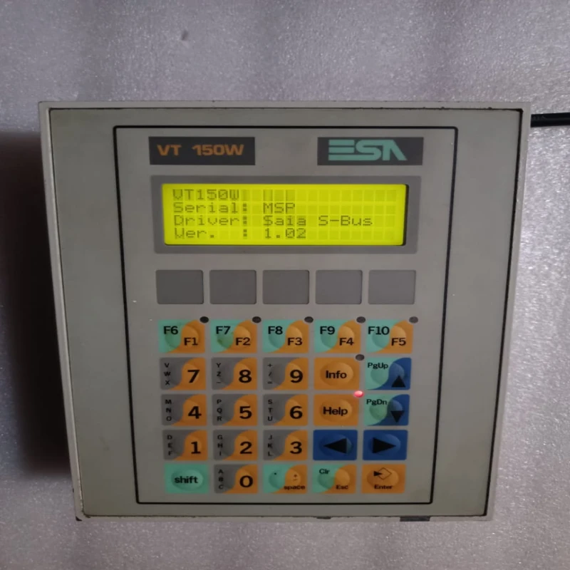 ESA VT150W00000 / ESA VT 150W Industrial HMI Operator Panel with Keypad Display thumbnail 6
