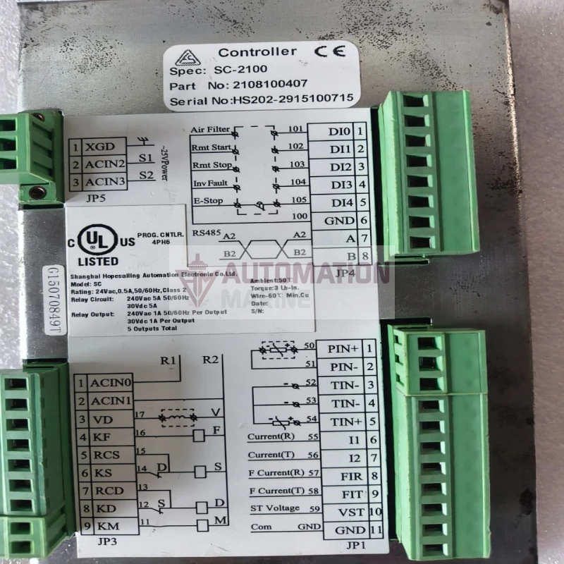 FS-Curtis 2108100407 SC-2100 AIMS Control Digital Air Compressor Controller thumbnail 12