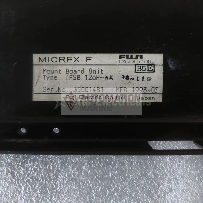 Fuji FSB 126H-NK MICREX-F PLC Mount Board Unit Base Plate thumbnail 2
