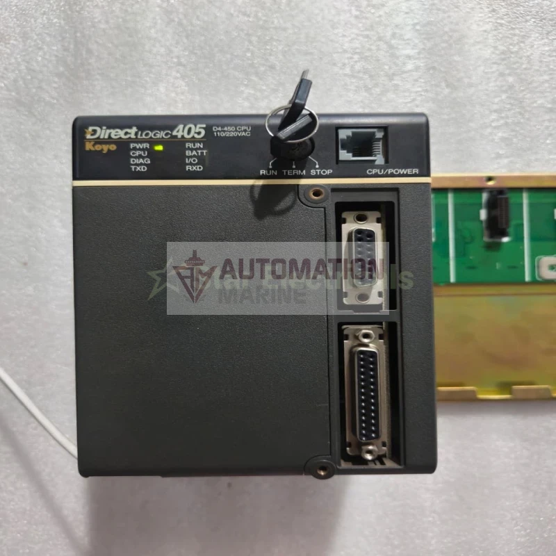 Koyo D4-450 PLCDirect DirectLOGIC 405 CPU Module thumbnail 2