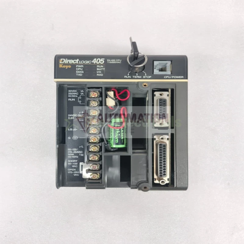 Koyo D4-450 PLCDirect DirectLOGIC 405 CPU Module thumbnail 5