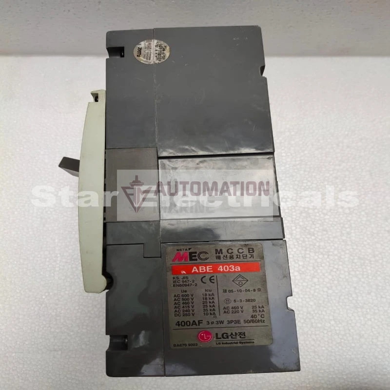LG MEC ABE 403a 400A 3-Pole Molded Case Circuit Breaker thumbnail 4