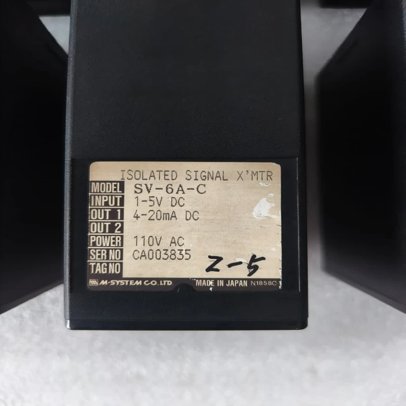 M-SYSTEM SV-6A-C Isolated Signal Transmitter thumbnail 2