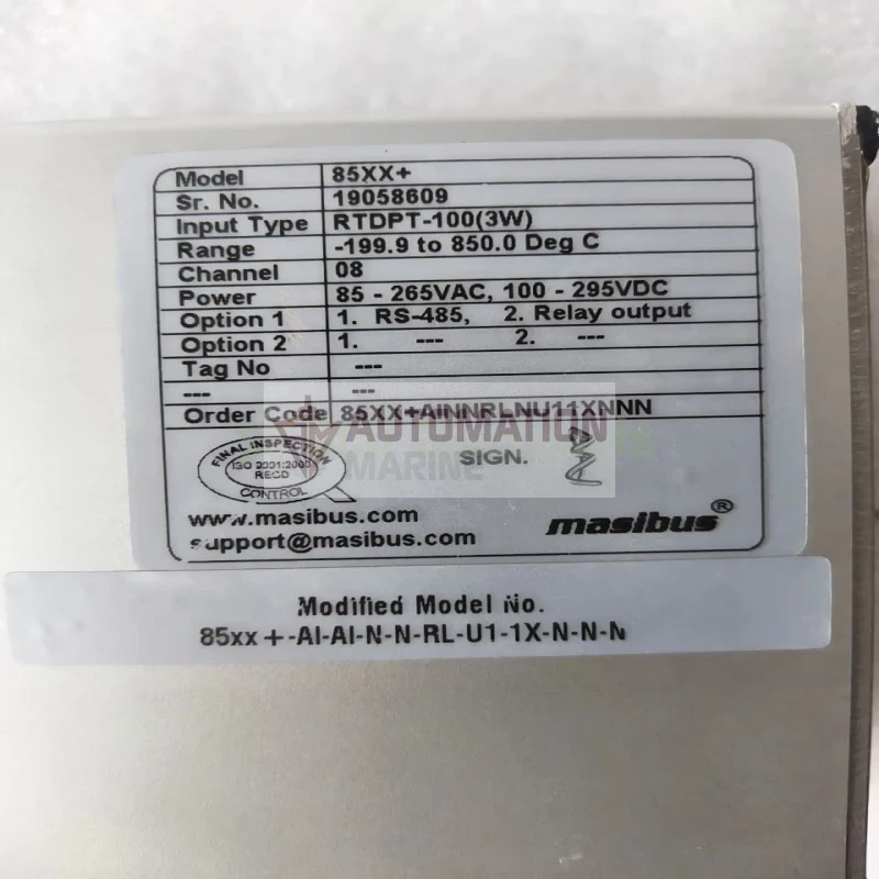 Masibus 85XX+ Industrial Process Scanner Controller thumbnail 2