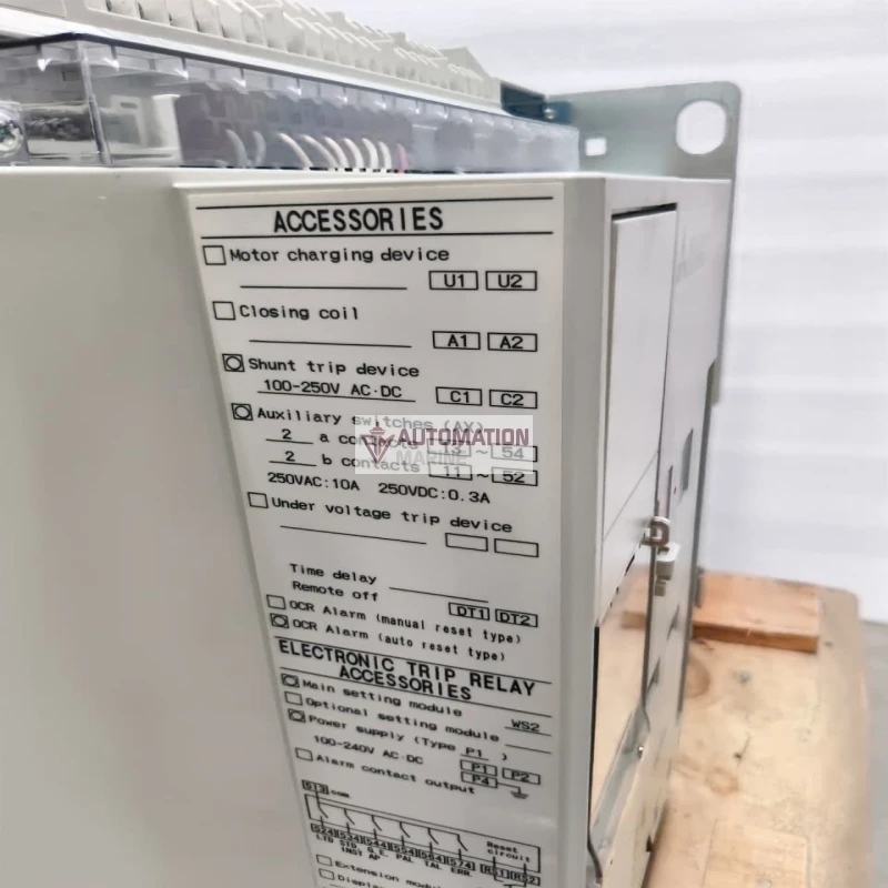 Mitsubishi AE4000-SWA 4000Amp 4 Pole Air Circuit Breaker (ACB) thumbnail 9