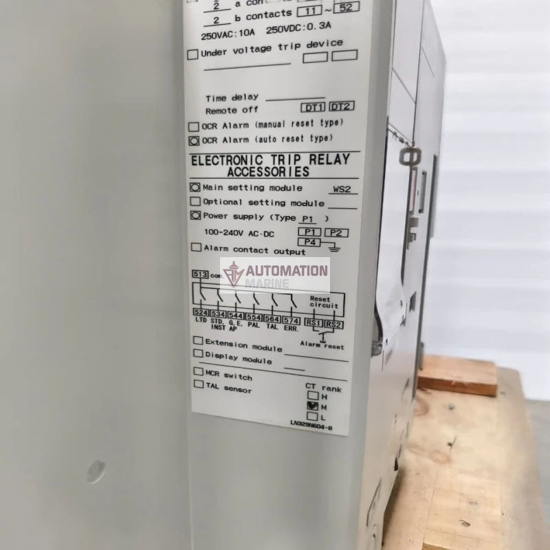 Mitsubishi AE4000-SWA 4000Amp 4 Pole Air Circuit Breaker (ACB) thumbnail 10