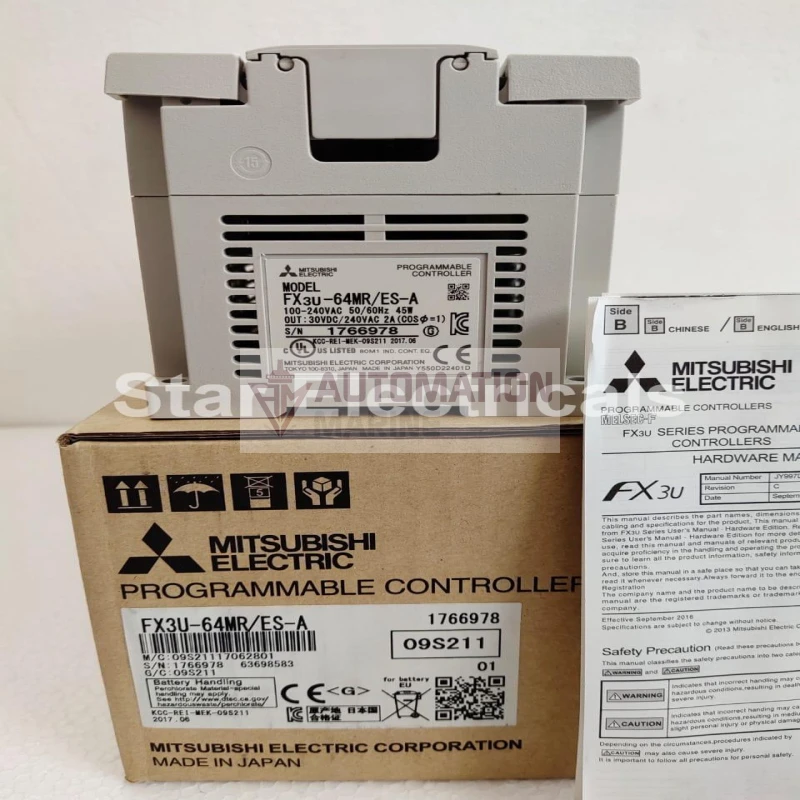 Mitsubishi Electric FX3U-64MR/ES-A Programmable Logic Controller (PLC) Main Unit thumbnail 2