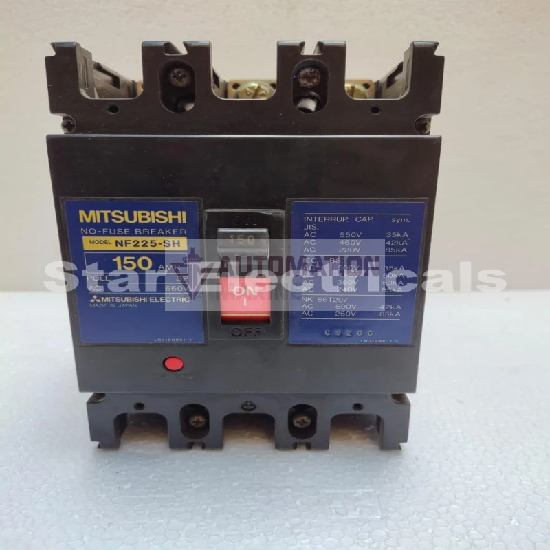 Mitsubishi NF225-SH 150A 3-Pole MCCB thumbnail 2