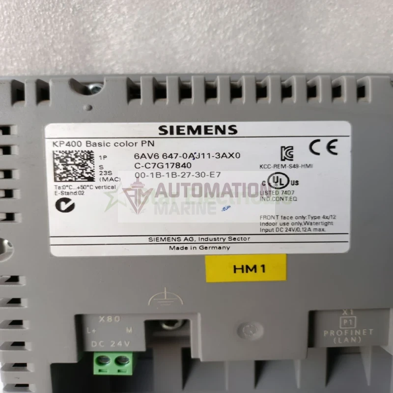 Siemens 6AV6647-0AJ11-3AX0 KP400 SIMATIC HMI thumbnail 8
