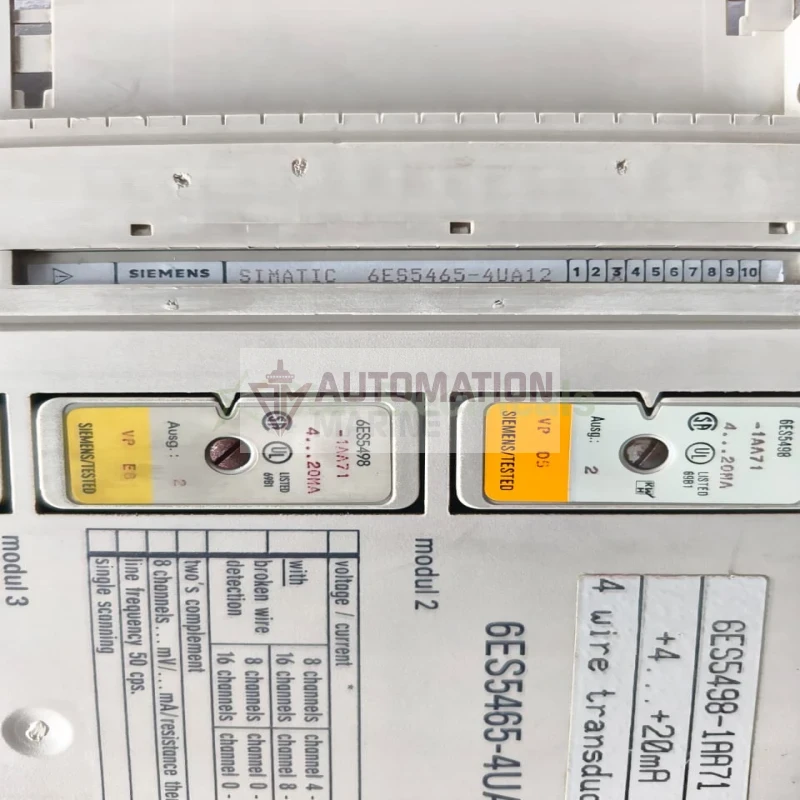 Siemens  6ES5465-4UA12 SIMATIC S5 Analog Input Module thumbnail 8