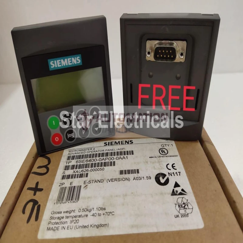 Siemens 6SE6400-0AP00-0AA1 Micromaster 4 Advanced Operator Panel (AOP) thumbnail 5