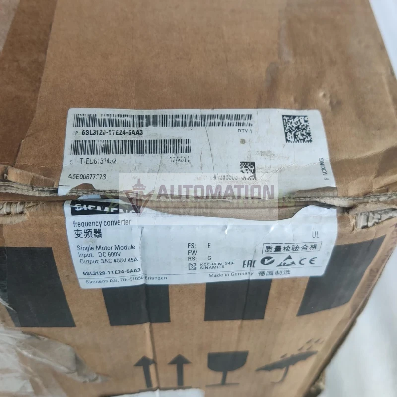 Siemens 6SL3120-1TE24-5AA3 S120 Single Motor Module Drive thumbnail 9