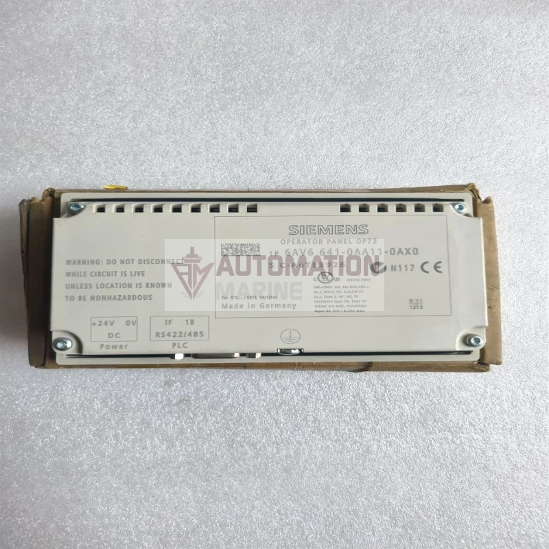 Siemens 6AV6641-0AA11-0AX0 SIMATIC OP 73 Operator Panel HMI thumbnail 3